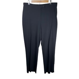 East 5th Women's Classic Black Straight Leg Dress Pants Plus Size 18 Long